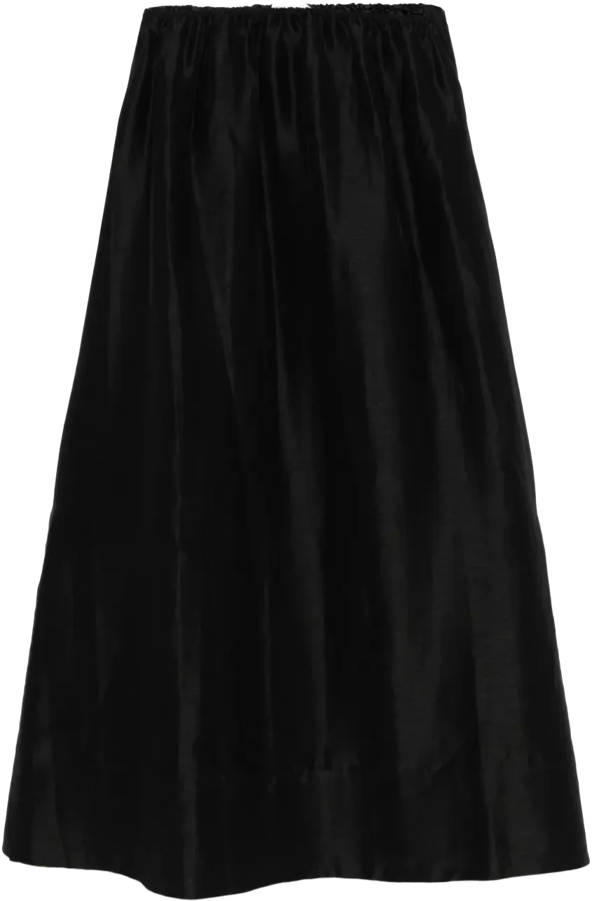 A-line midi skirt