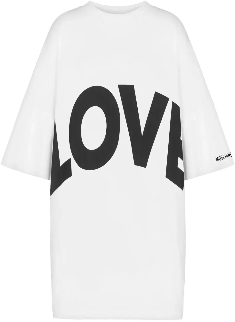 logo-print cotton dress
