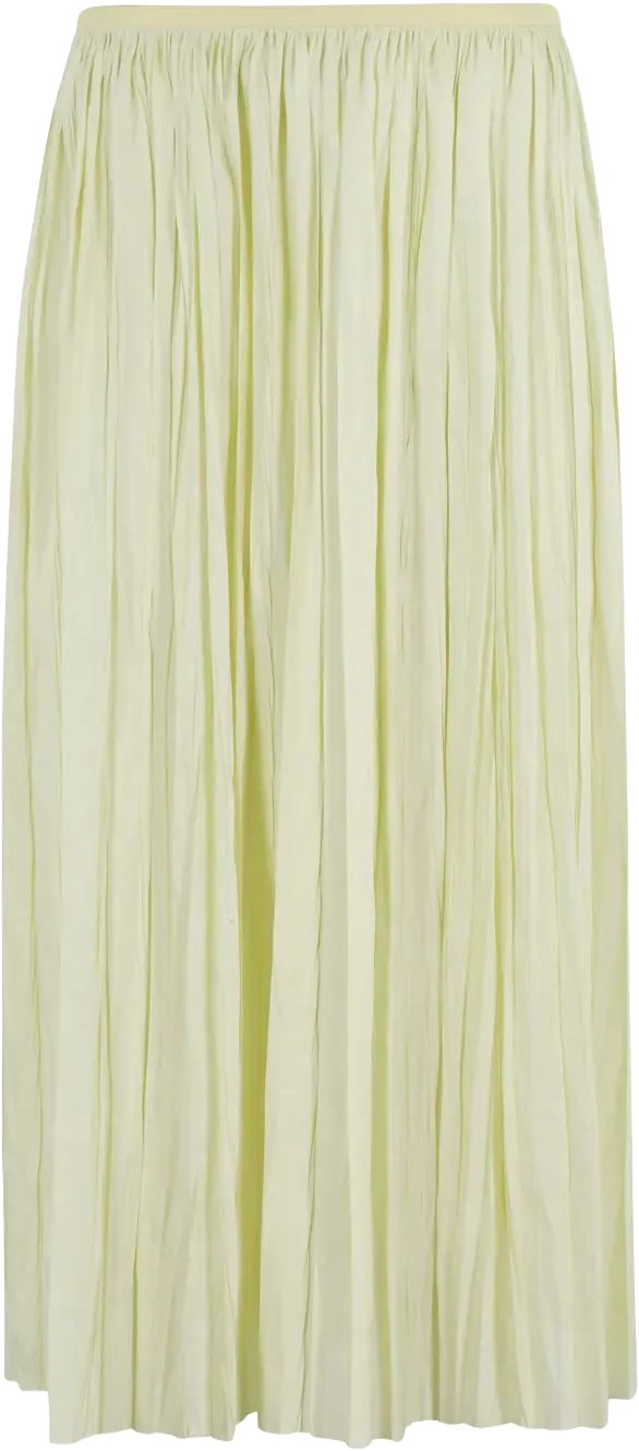 fully pleated skirt 