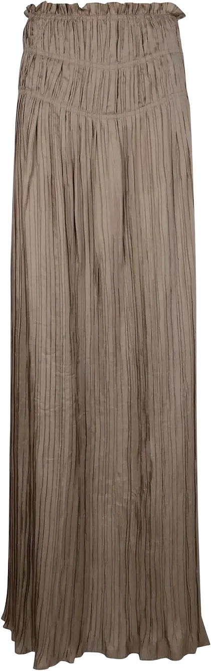 silk maxi skirt