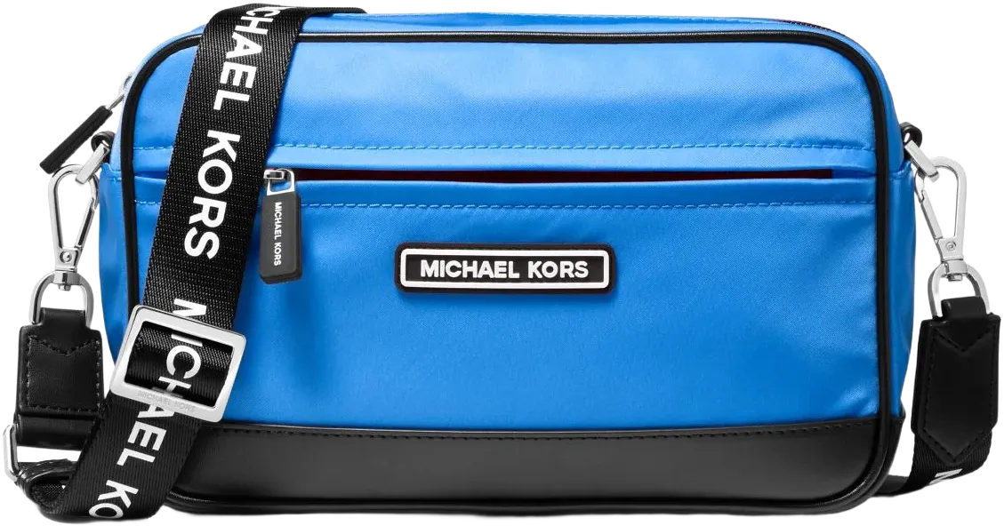 Michael Kors Women's Medium Nylon Crossbody Bag (Bright Blue)