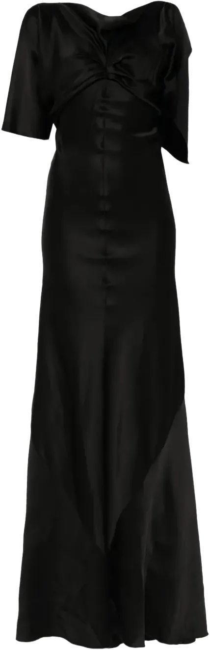 satin gown
