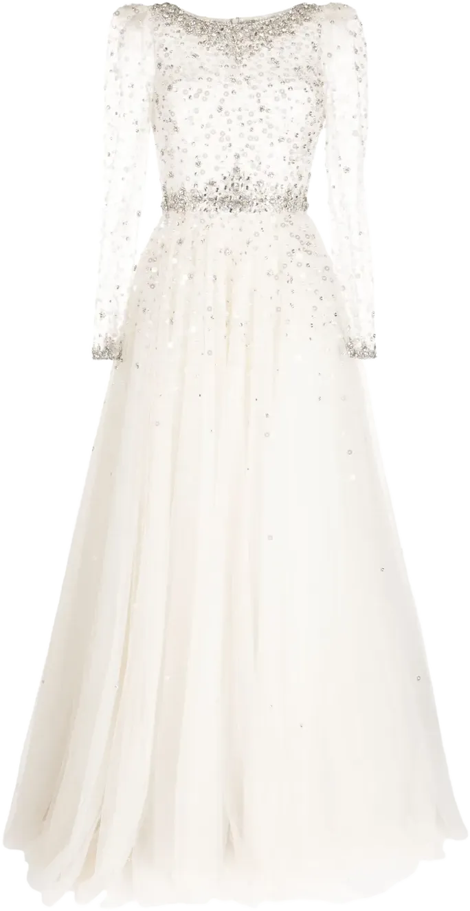 Kuda crystal-embellished gown