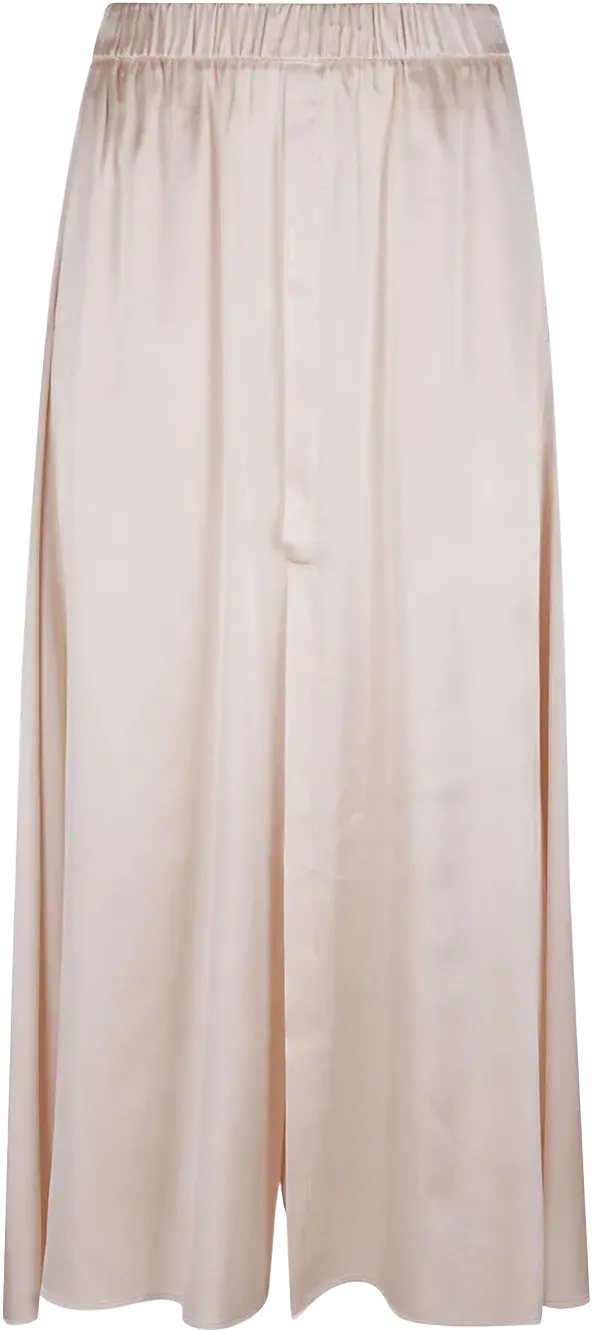 satin midi skirt