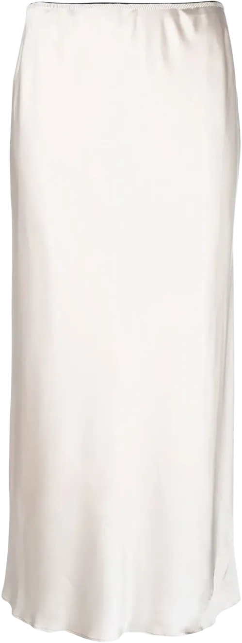 silk midi skirt