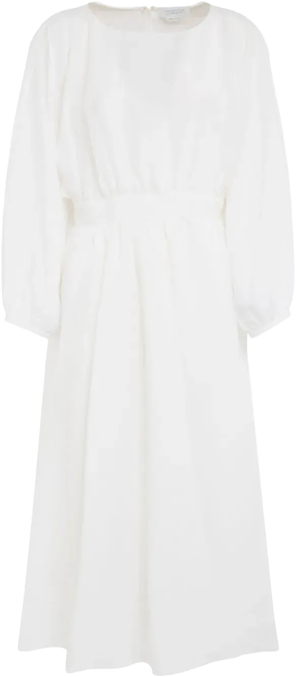 Ahmose linen midi dress