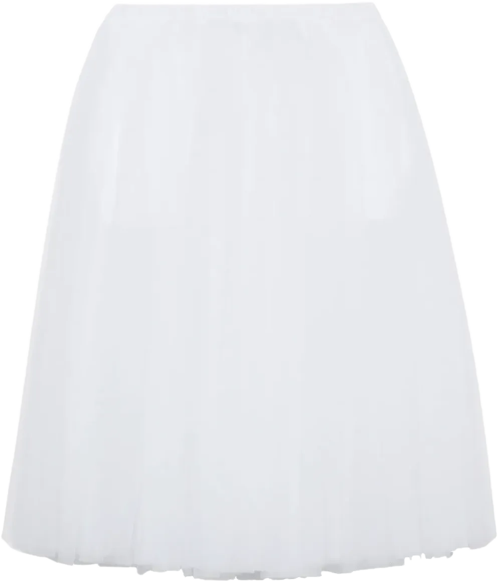 tulle midi skirt