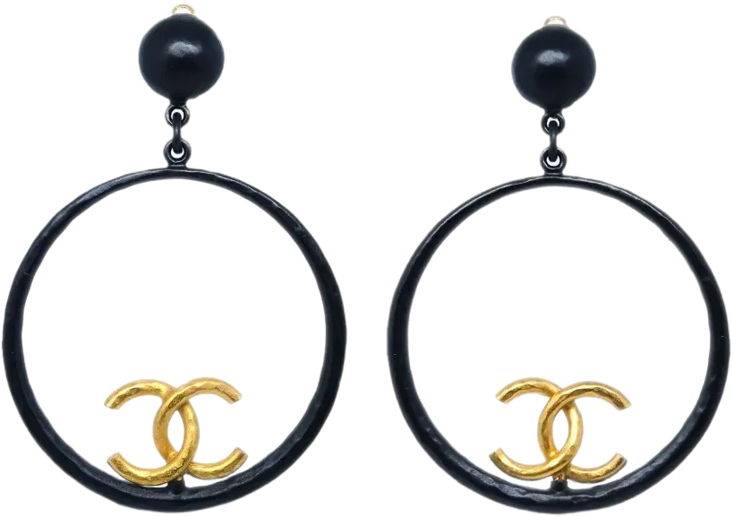 1993 CC clip-on earrings