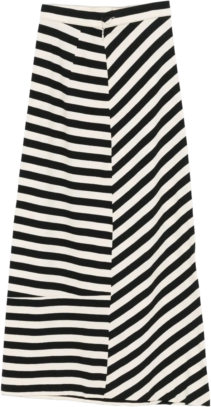 striped maxi skirt