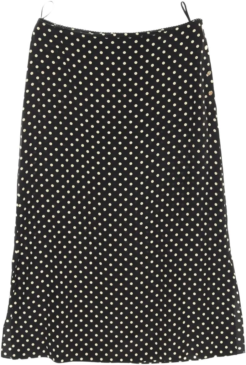 2000s polka dot-print skirt