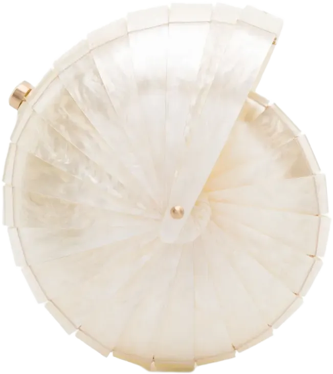 Sirena shell clutch bag