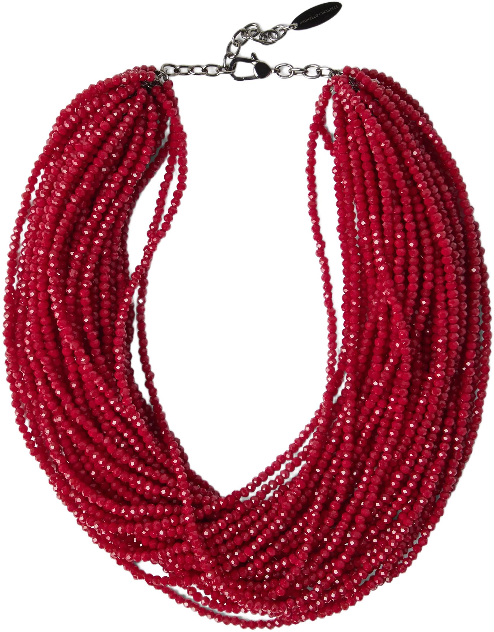 Brunello Cucinelli Vetro and Silver necklace