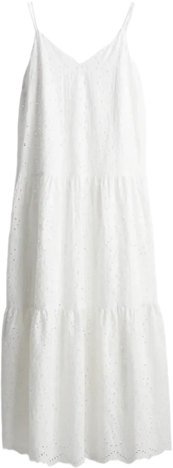 Eyelet Embroidered Dress