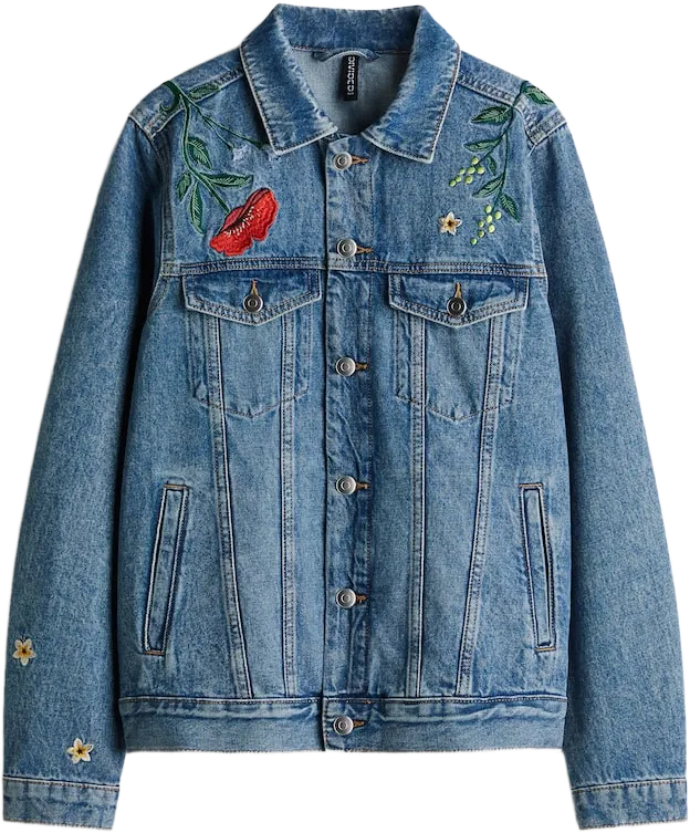 Embroidered Denim Jacket