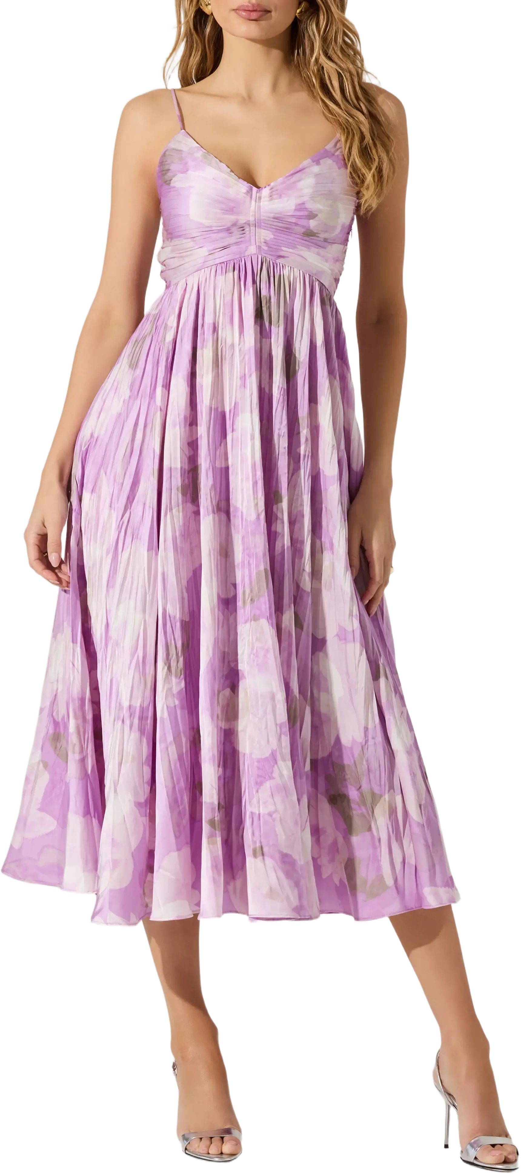 ASTR the Label Maeve Floral Midi Sundress