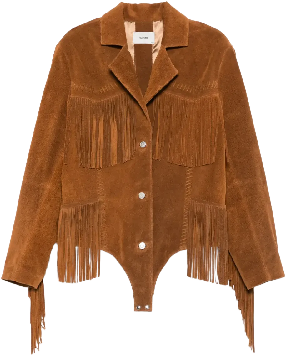suede fringed jacket