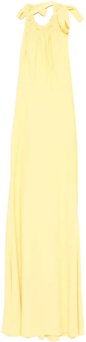 sleeveless gown 