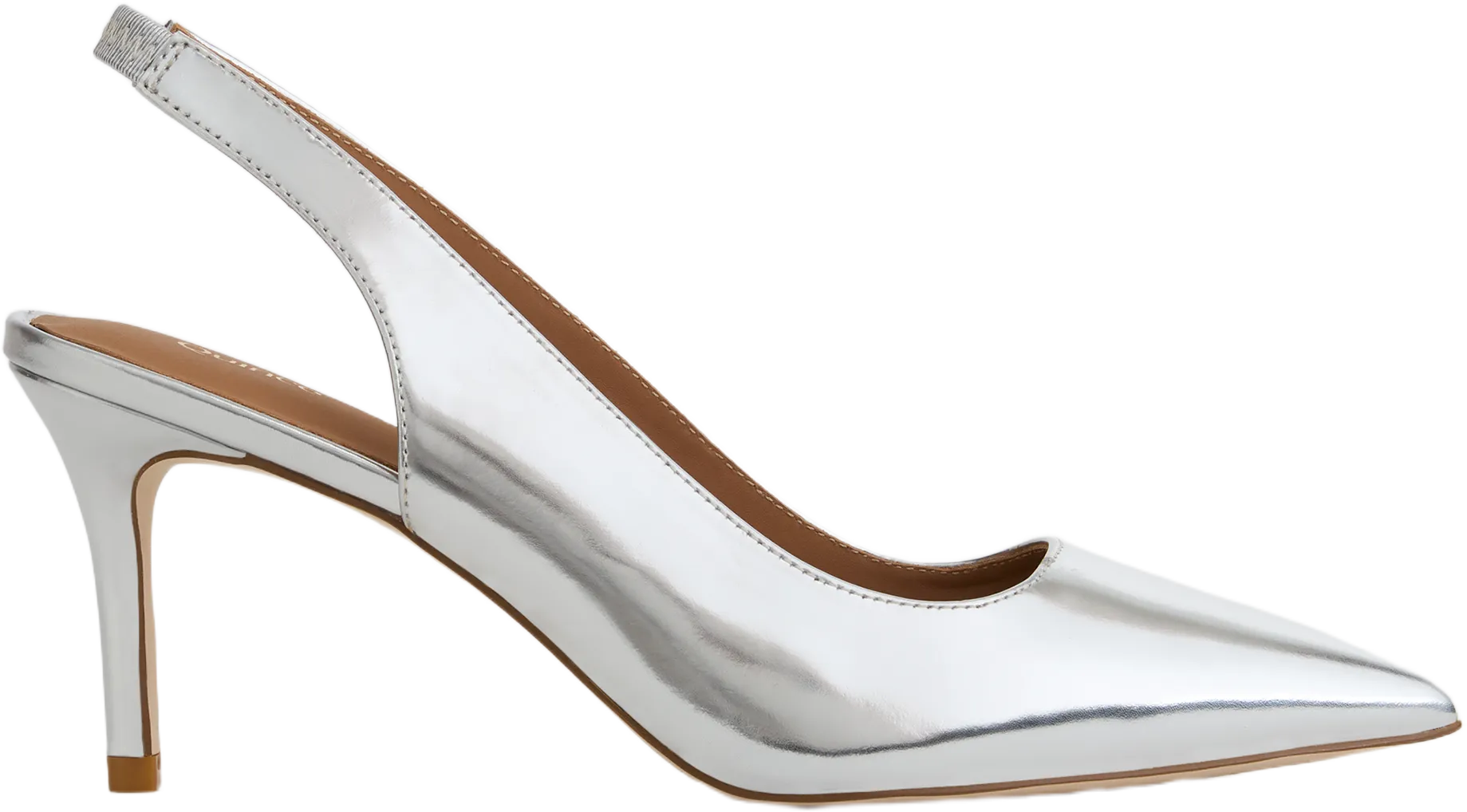 Italian Leather Slingback 75mm Heel