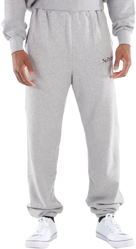 Aries Men's Gray Mini Problemo Print Detail Sweatpants