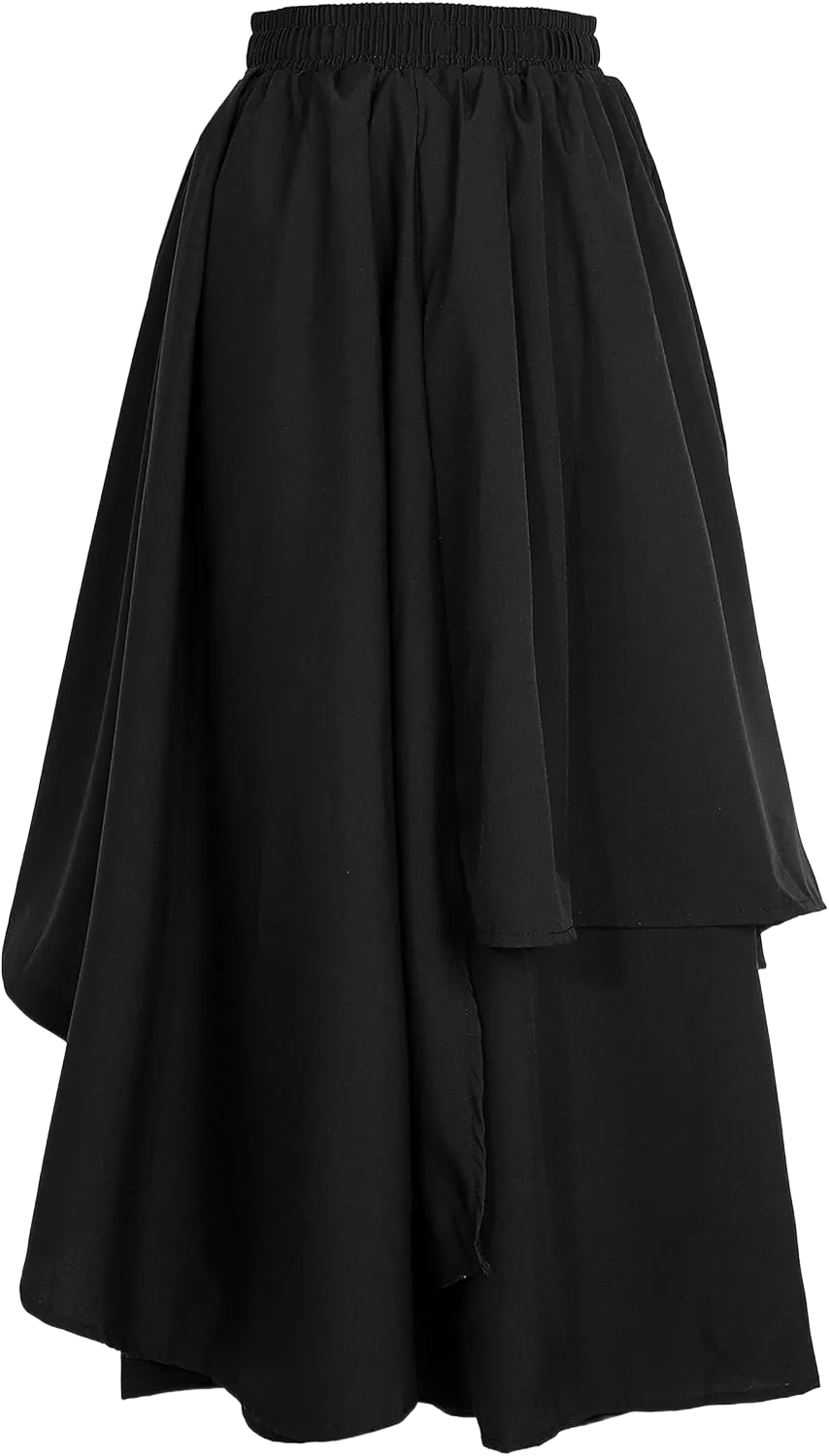Life Palette Japanese Style Samurai Hakama Harem Pants Men Women Yoga Ninja Pants Black… One Size