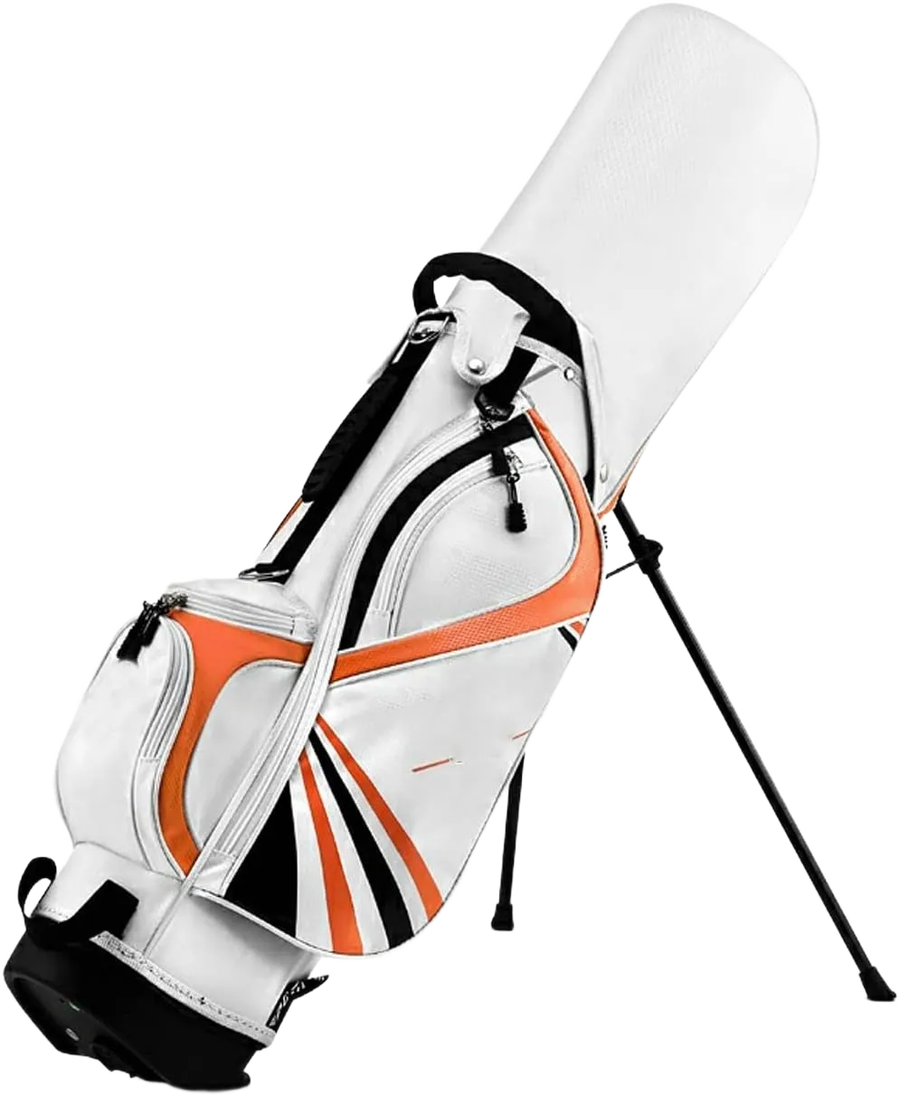 Golf Stand Bag for Men & Women, Golf Stand Bag with 5 Way Divider Portable, Golf Stand Bag for The Driving Range, Stylish Design, Lightweight and Compact, Strong Zipper 35*40*90cm C