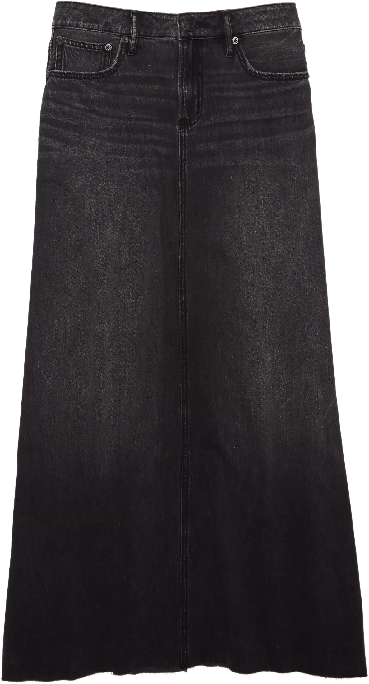 AE To The Floor Denim Maxi Skirt