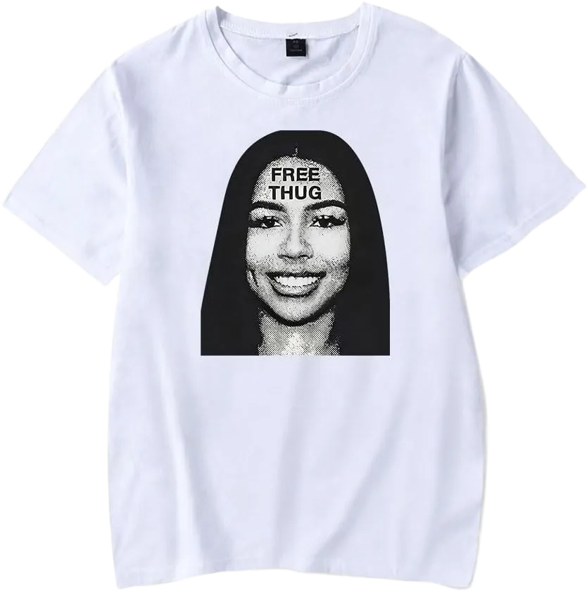 GFYXGS Mariah The Scientist Merch T-Shirt Men Women Fashion Hiphop Fans Casual Tshirt Summer X-Small White