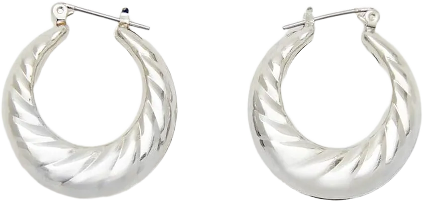 Twisted Hoop Earrings
