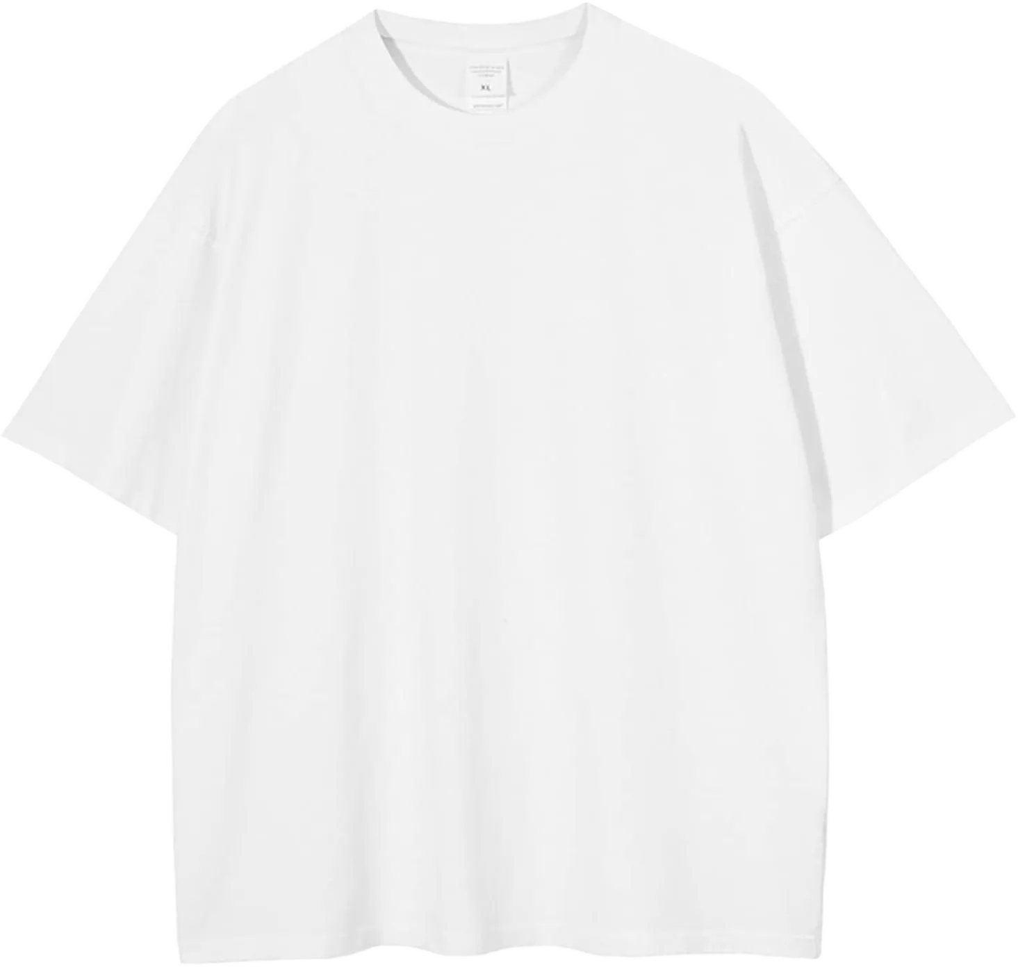 Oversized T Shirts for Men Women Y2k Vintage 90s Boyfriend Tees Baggy Summer Casual Cotton Plain Shirts Grunge Tops