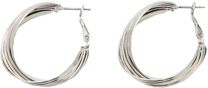 Twisted Hoop Earrings