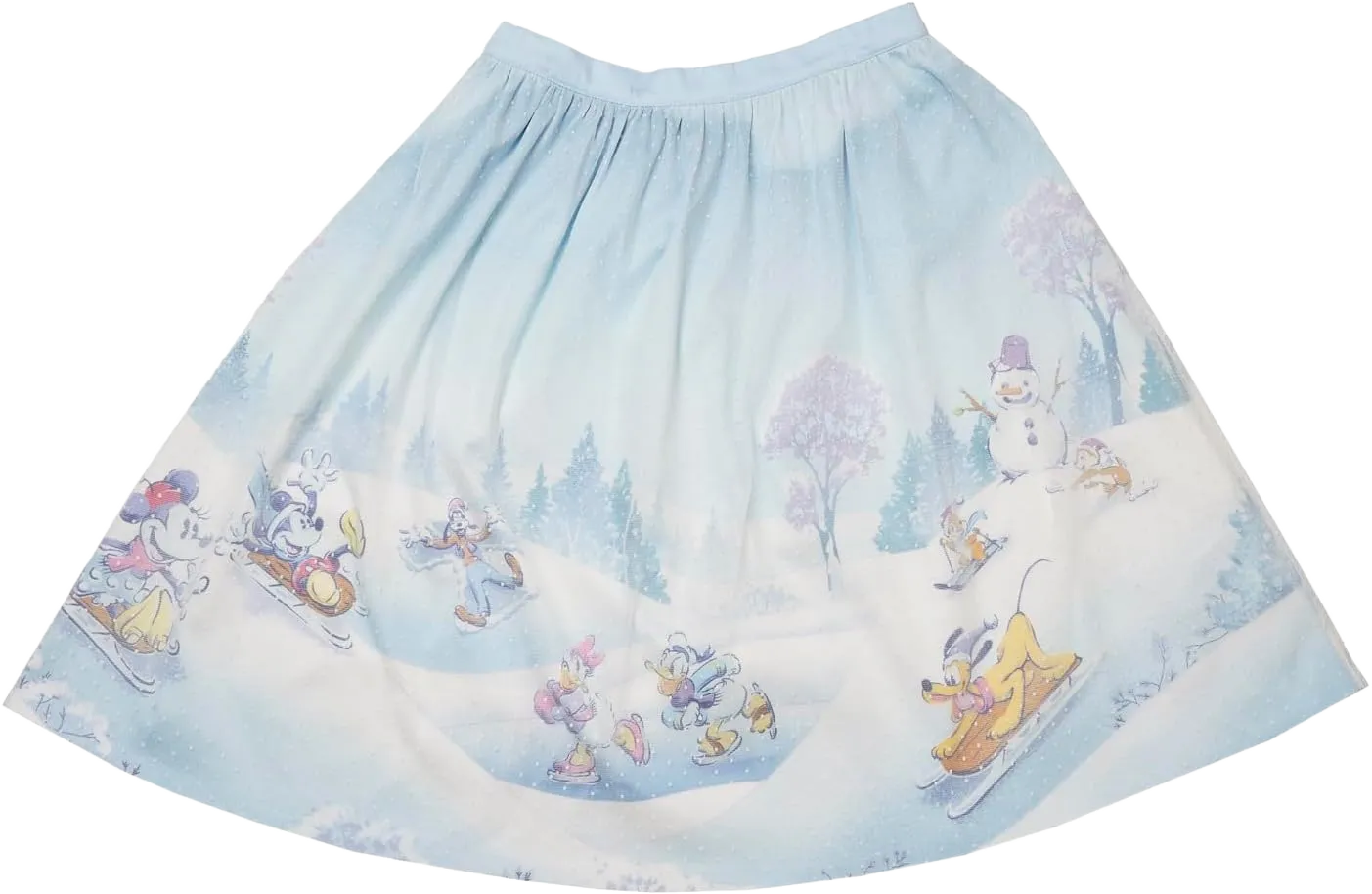 STITCH SHOPPE DISNEY WINTER MICKEY AND FRIENDS TULLE OVERLAY SKIRT 2XL at Amazon Women’s Clothing store