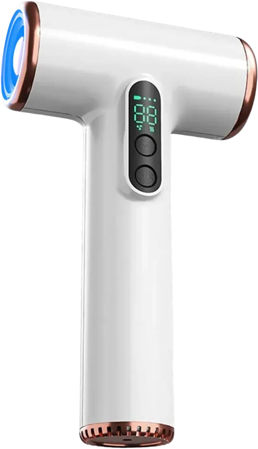 Cordless Hair Dryer Rechargeable, 15000mAh Cordless Blow Dryer, Fast Drying Portable Blow Dryer Battery Powered Hair Dryer for Dormitory Travel Outdoor White1