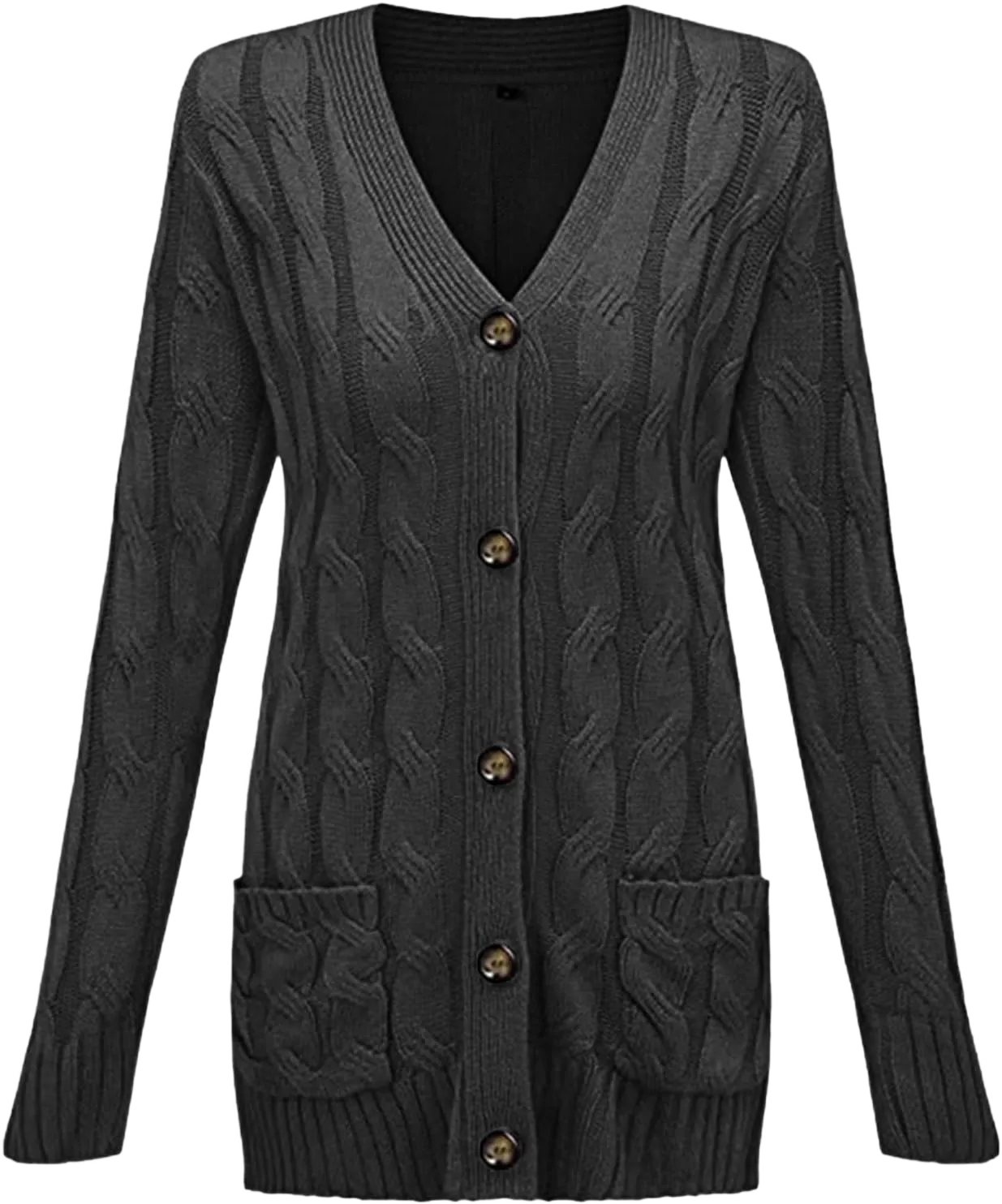 Luooli Plus Size Christmas Sweater Women's Open Front Cardigan Sweaters Cable Knit Chunky Coats Long Sleeve Waffle Outwear 2023 Fashion Fall Clothes Cardigan Sweaters for Women Clearance