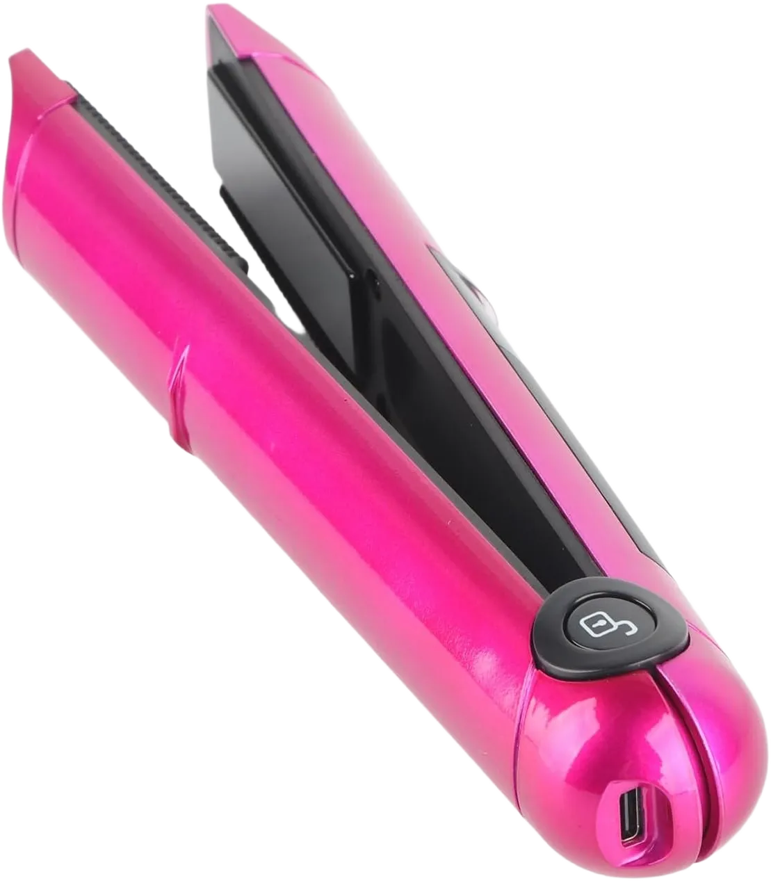 Cordless Hair Straightener, Portable Ceramic Hair Straightener and Curler 2 in 1, USB Rechargeable Hair Iron Flat Iron for Travel, Girls, Women