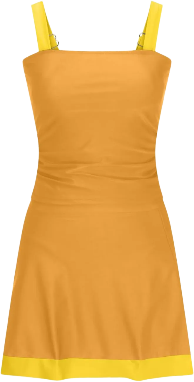 Tankini Swimsuits with Skirt Women's 2 Piece Tummy Control Tankini Sets Vintage Swimwear Swimdress Cute Bathing Suits XX-Large A02^yellow