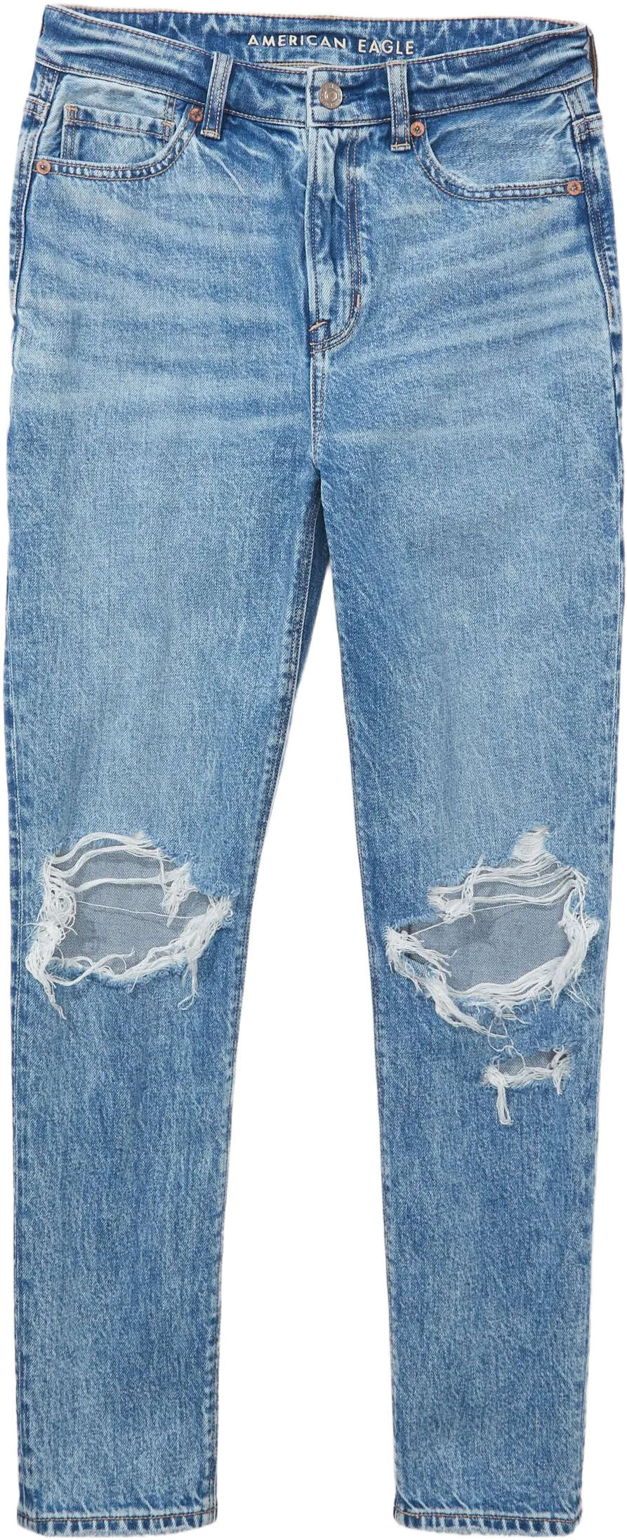 AE Strigid Ripped Mom Jean