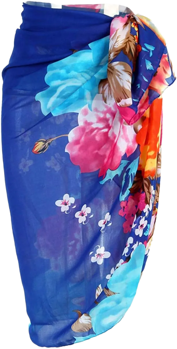 CHIC DIARY Women Swimwear Chiffon Pareo Beach Cover Up Bikini Sarong Swimsuit Wrap Skirts