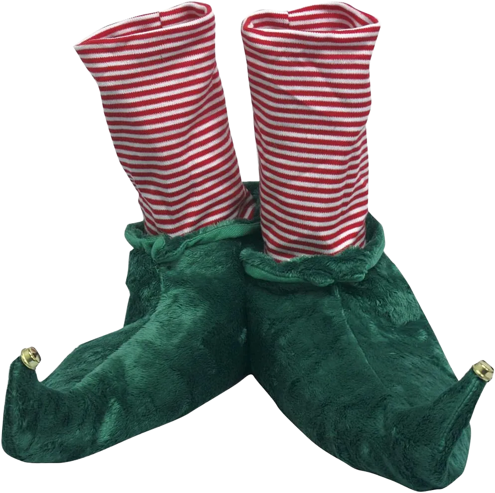 WISHPETS Holiday Elf Slippers Plush Bootie Toy 12" Women's/Men's
