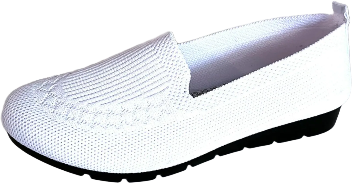 Women's Knitted Flat Shoes Lightweight Comfortable Loafers Women Footwear Slip On Casual Breathable Mesh Walking Shoes Female Round Toe Black, Pink, Purple, Red, Navy Blue, Grey, Beige
