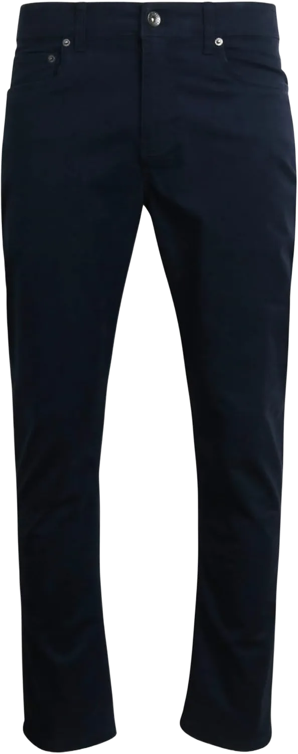 Chaps Men's Pants - Casual Slim Fit Cotton Stretch 5 Pocket Modern Chino Dress Pants - Work Pants for Men 36W x 30L American Navy