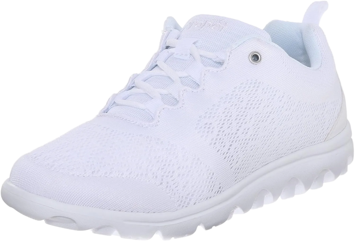 Propét Women's Travelactiv Casual Lace Up Sneaker White 6