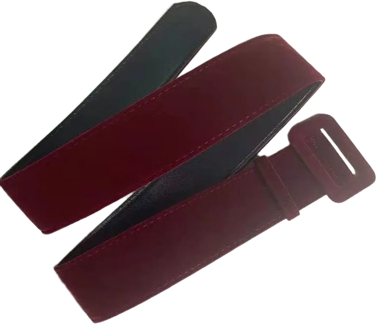 Women Velvet Wide Waist Belt Cinch Corset Waistband Vintage High Waist Belts for Dress, 1.97 inch Width 42 inch Length Burgundy