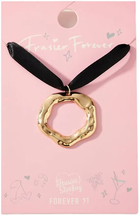 Frasier Sterling Ring Choker Necklace