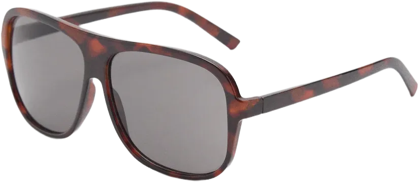 Tortoiseshell-effect sunglasses