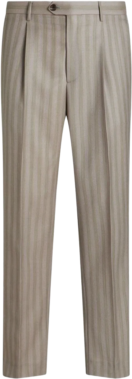 striped tailored trousers