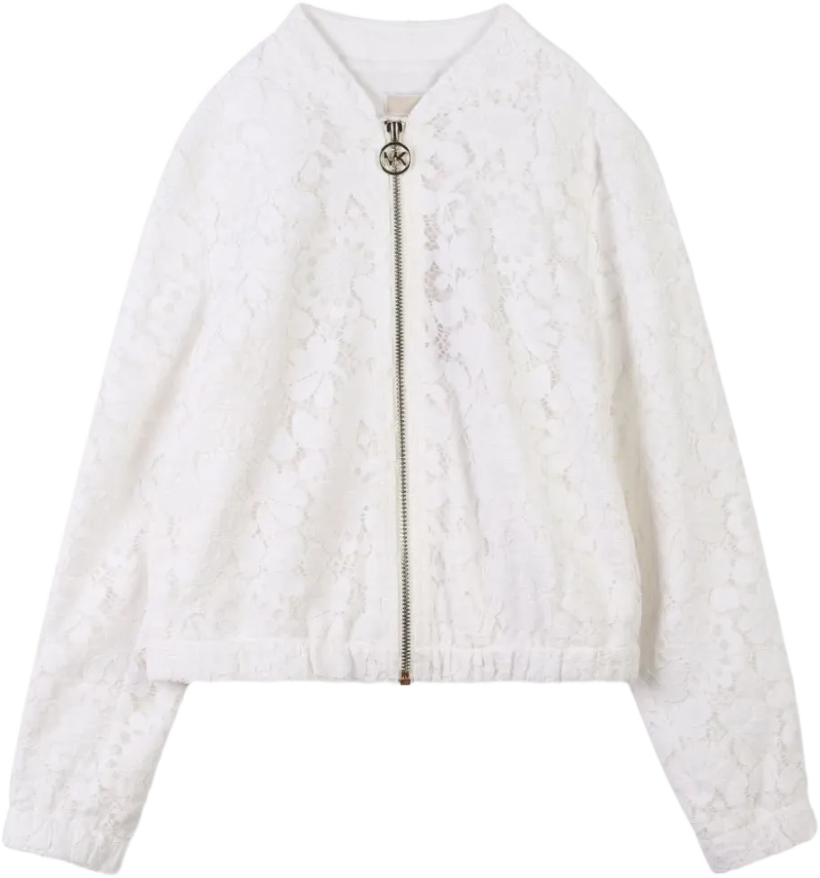 guipure-lace cardigan