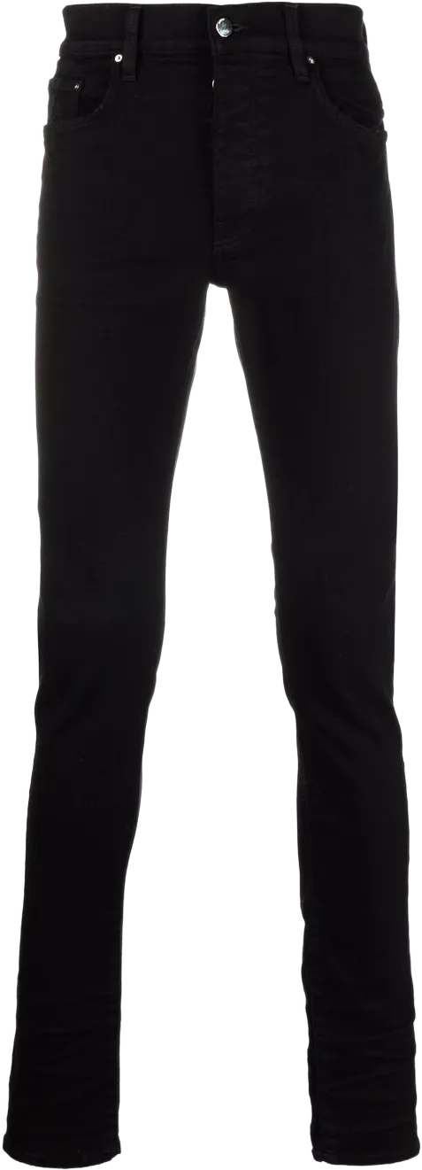 logo-plaque skinny jeans