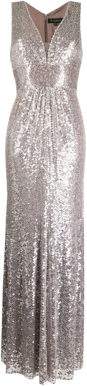 Cygnet sequinned maxi dress