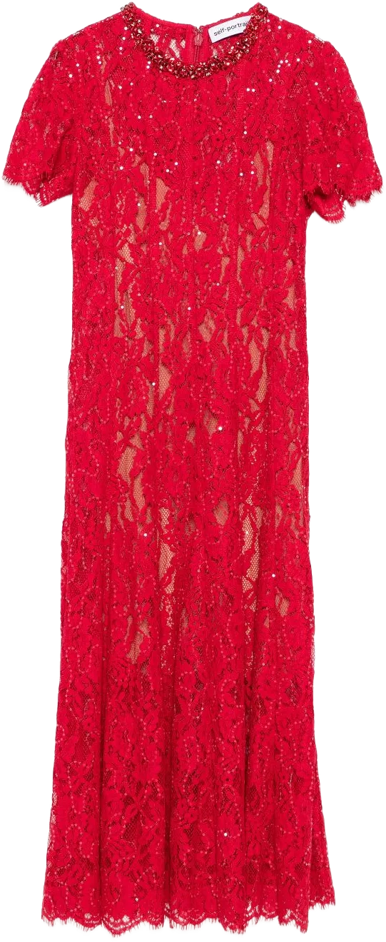 lace midi dress 