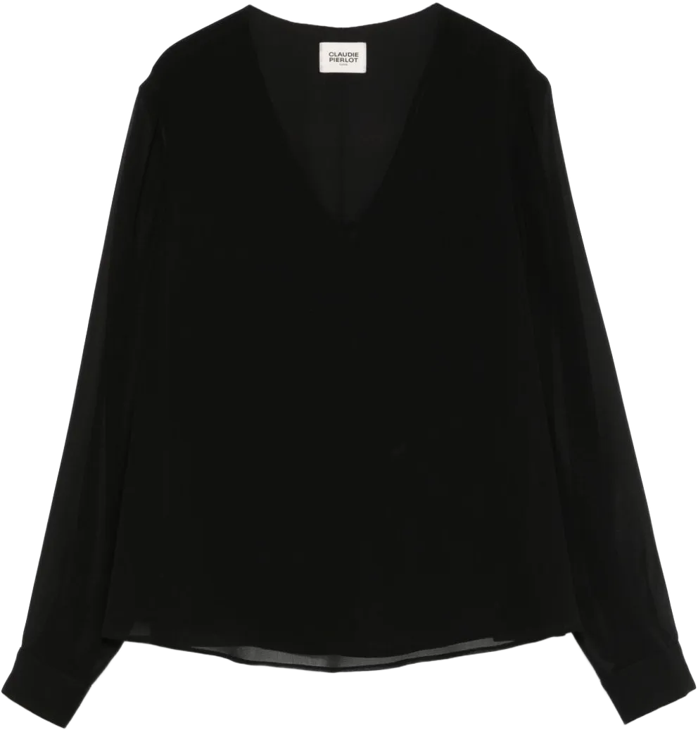 V-neck blouse